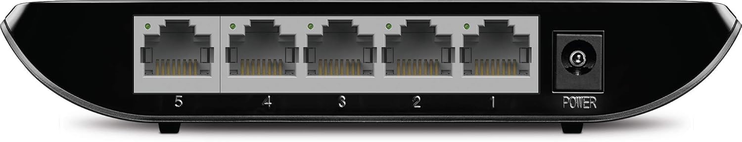 TP-Link 5 Port Gigabit Ethernet Network Switch | Plug and Play | Desktop or Wall-Mount | Plastic Case Ethernet Splitter