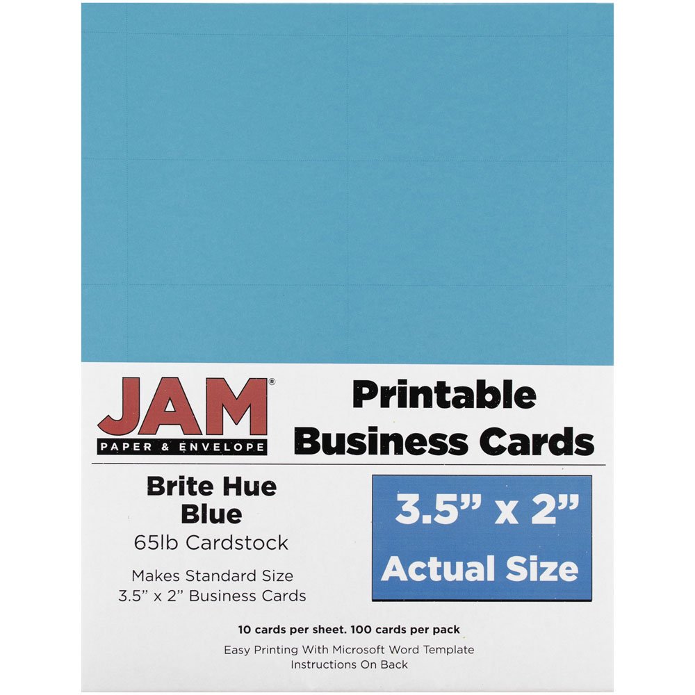 JAM PAPER Printable Business Cards