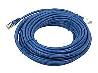 Monoprice Cat6A Blue Double-Shielded (S/FTP) 26AWG Pure Bare Copper Molded RJ45 Patch Cable