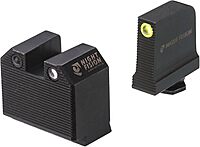 Night Fision Optics Ready Stealth .465-.472 Night Sight Set Compatible with Glock 43/43X/43X MOS with RMRcc