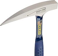 ESTWING Rock Pick 22 oz Geology Hammer with Pointed Tip & Shock Reduction Grip