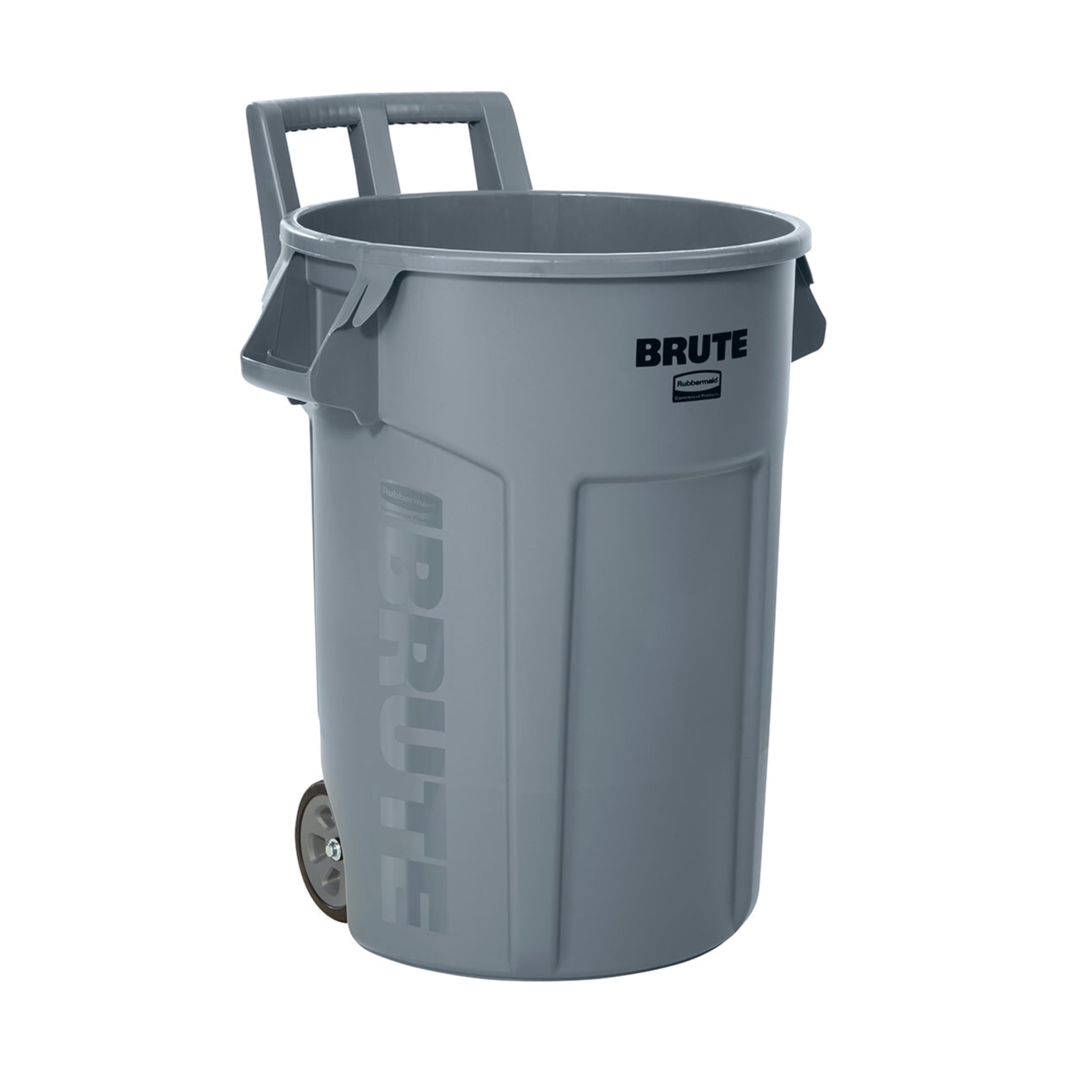 Rubbermaid Commercial Products Vented Wheeled BRUTE Trash Container, 44 Gal Gray