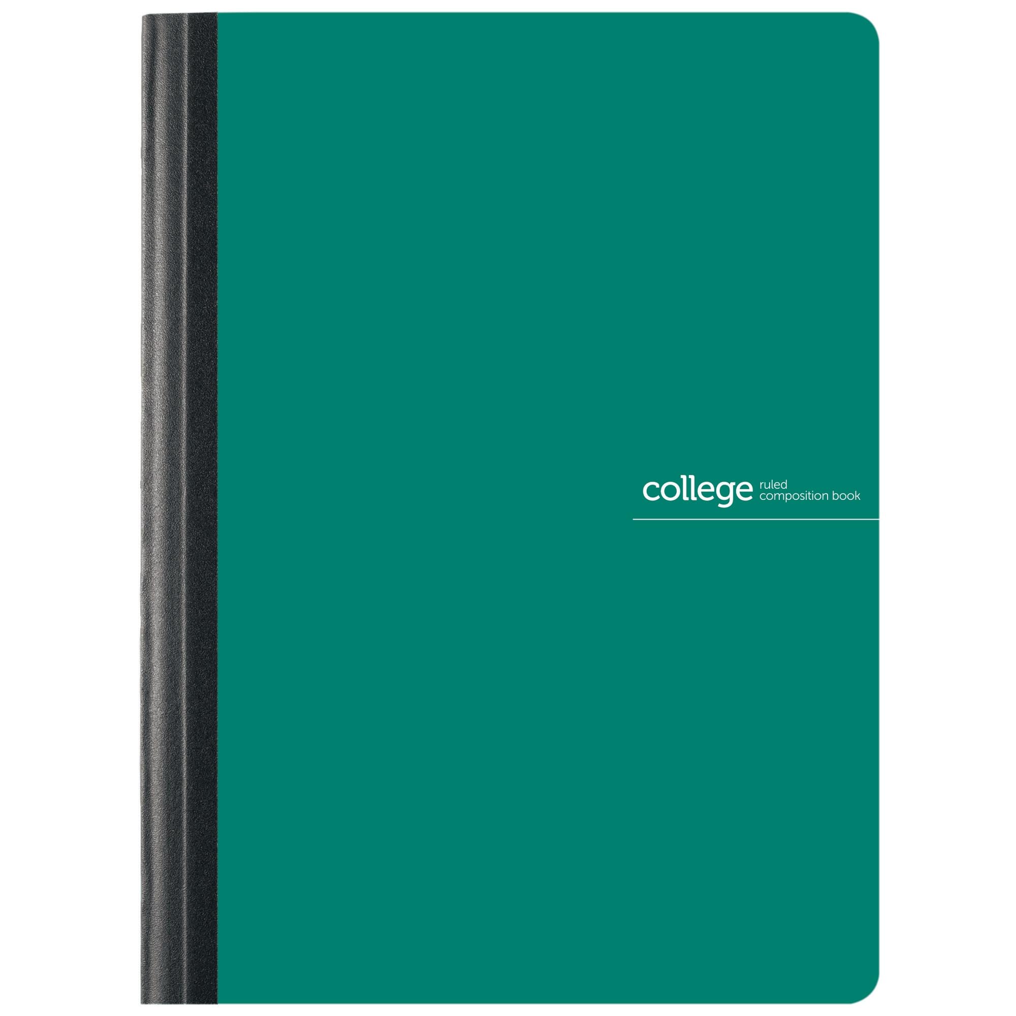 Office Depot® Brand Poly Composition Book, 7 1/2" x 9 3/4", College Ruled, 160 Pages (80 Sheets), Green