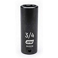 GEARWRENCH 1/2" Drive Deep Impact SAE Socket 3/4", 6 Point- 84552N
