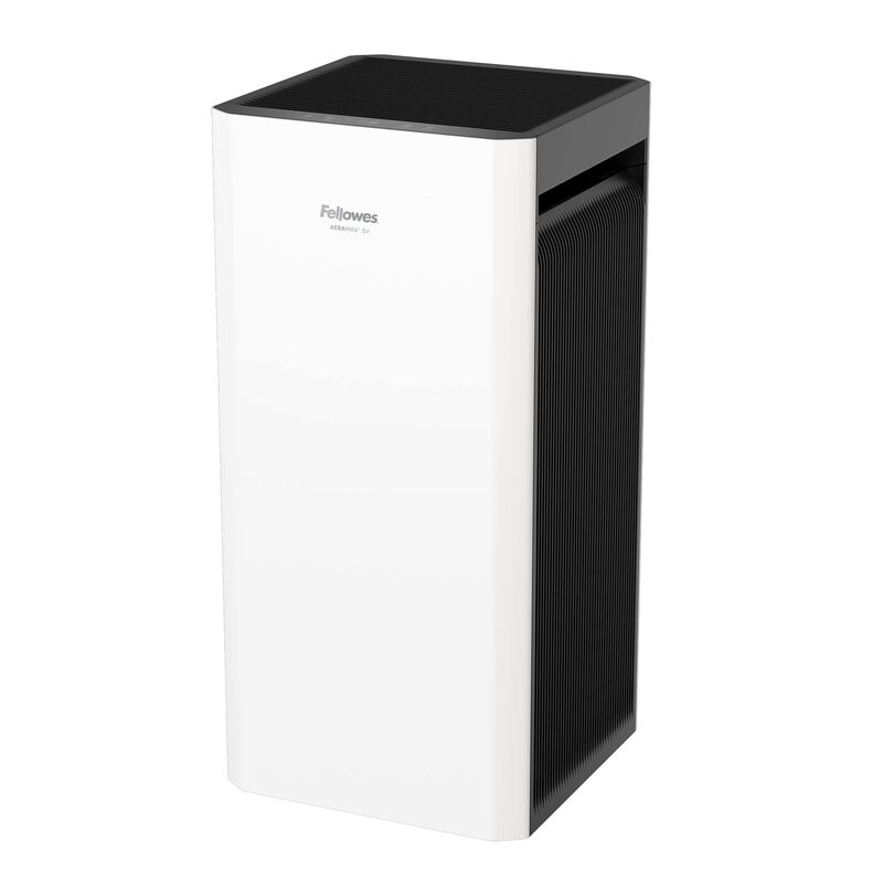 Fellowes AeraMax SV 4-Speed HEPA Air Purifier, 1,500 Sq. Ft., White/Black