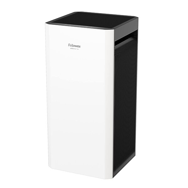 Fellowes AeraMax SV 4-Speed HEPA Air Purifier, 1,500 Sq. Ft., White/Black