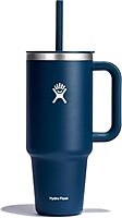 Hydro Flask Travel Tumbler with Handle, Lid and Straw - Insulated Stainless Steel