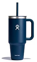 Hydro Flask Travel Tumbler with Handle, Lid and Straw - Insulated Stainless Steel