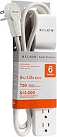 Belkin 6-Outlet Power Strip / Surge Protector, Slim