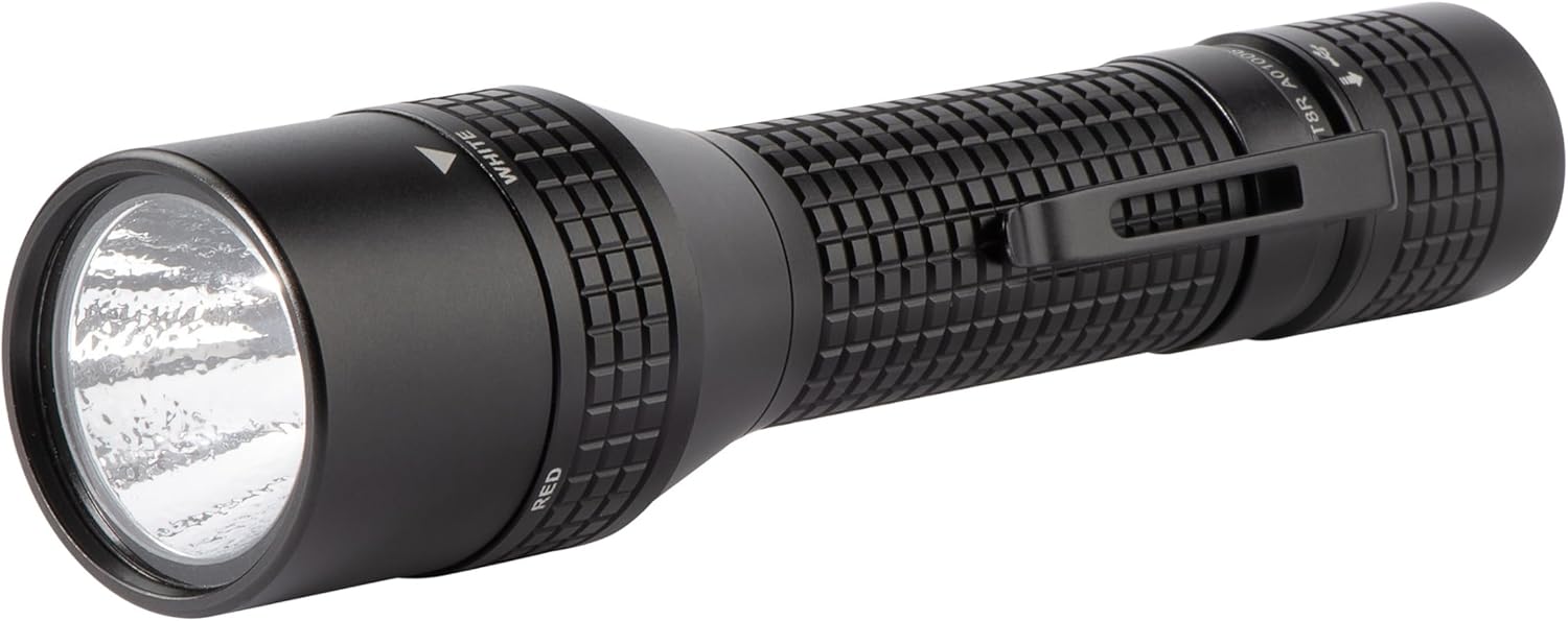 Nite Ize INOVA T8R PowerSwitch Rechargeable Dual Color Flashlight - Tactical LED Flashlight for First Responders & Law