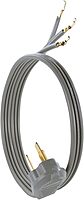 Certified Appliance Accessories 40-Amp Appliance Power Cord, 3 Prong Range Cord, 3 Wires with Open-End Connectors, 5 Feet