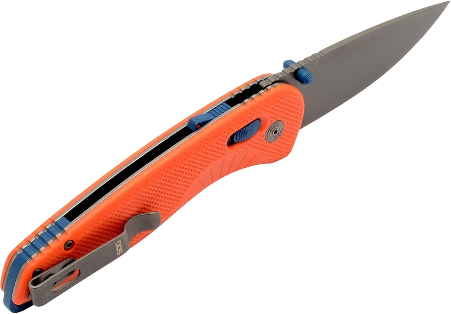 SOG Aegis AT Ambidextrous Folding Pocket Knife CRYO D2 Blade AT-XR Lock