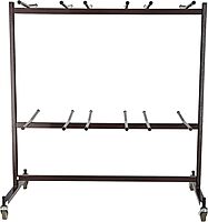 National Public Seating Folding Chair Dolly For 84 Chairs, 70inH x 67inW x 33-1/4inD, Brown