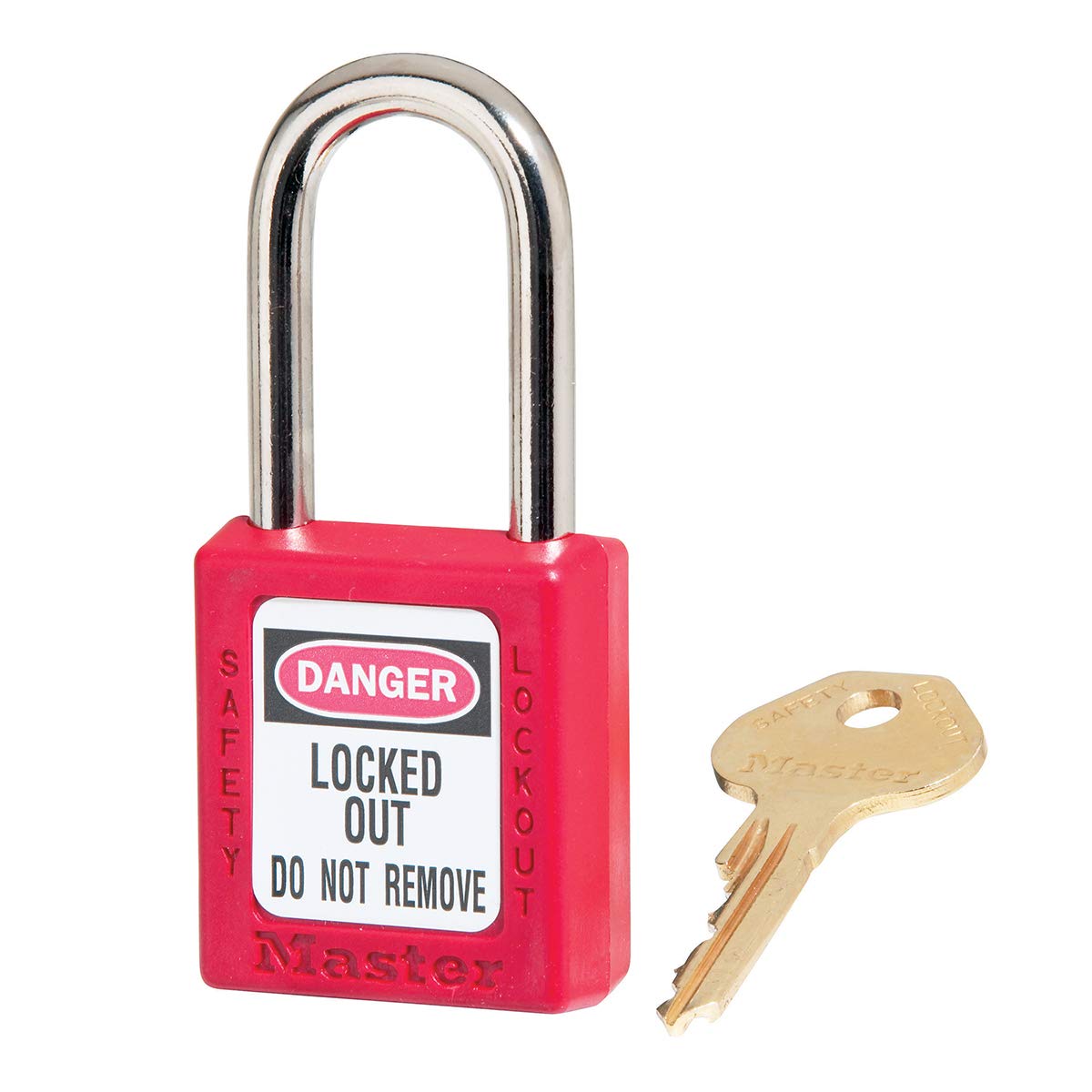 MASTER LOCK 410 Lockout Tagout Safety Padlock with Key