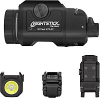Nightstick TCM-550XL Compact Rail-Mounted Tactical Light - Waterproof Impact-Resistant Tactical Flashlight with Easy