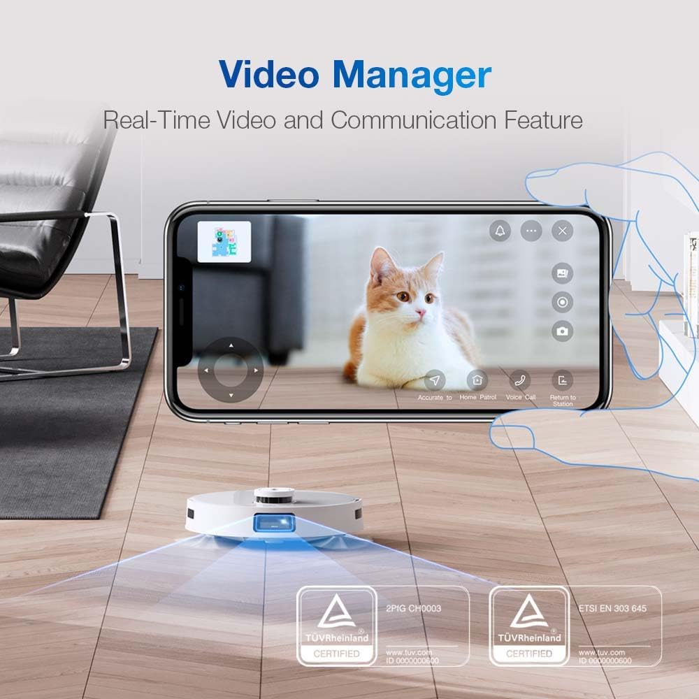 Ecovacs DEEBOT T10 Robot Vacuum Cleaner - 3000Pa, 260min Runtime‚ AI Avoidance