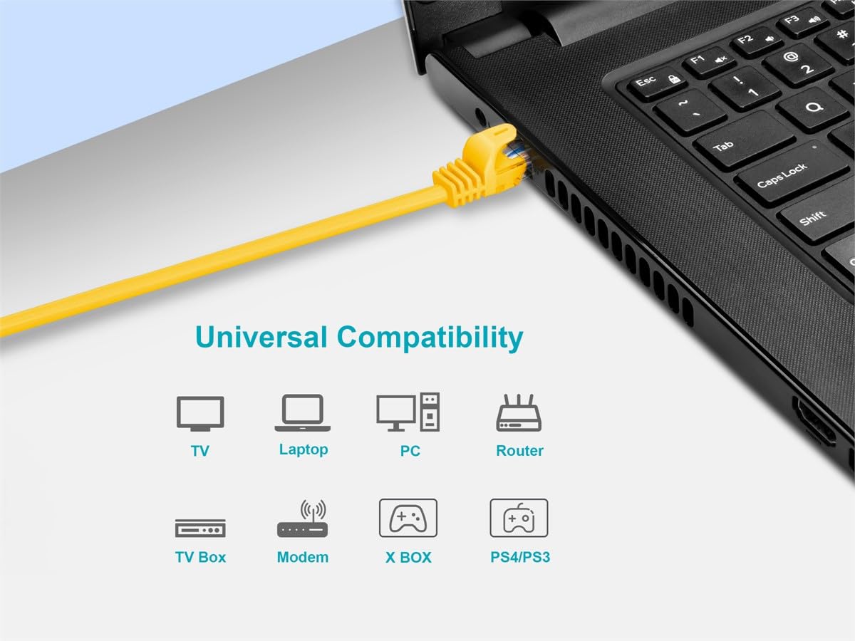 Monoprice Cat6 Flexboot Ethernet Patch Cable UTP 24AWG 550MHz Snagless RJ45
