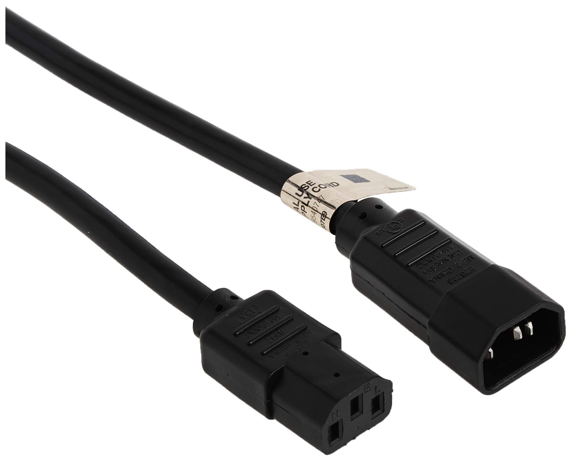 TRIPP LITE P005 Heavy-Duty C14 to C13 Power Extension Cord, 14 AWG, 15A