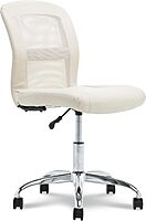 Serta Essentials Mid-Back Computer Chair, Faux Leather and Mesh