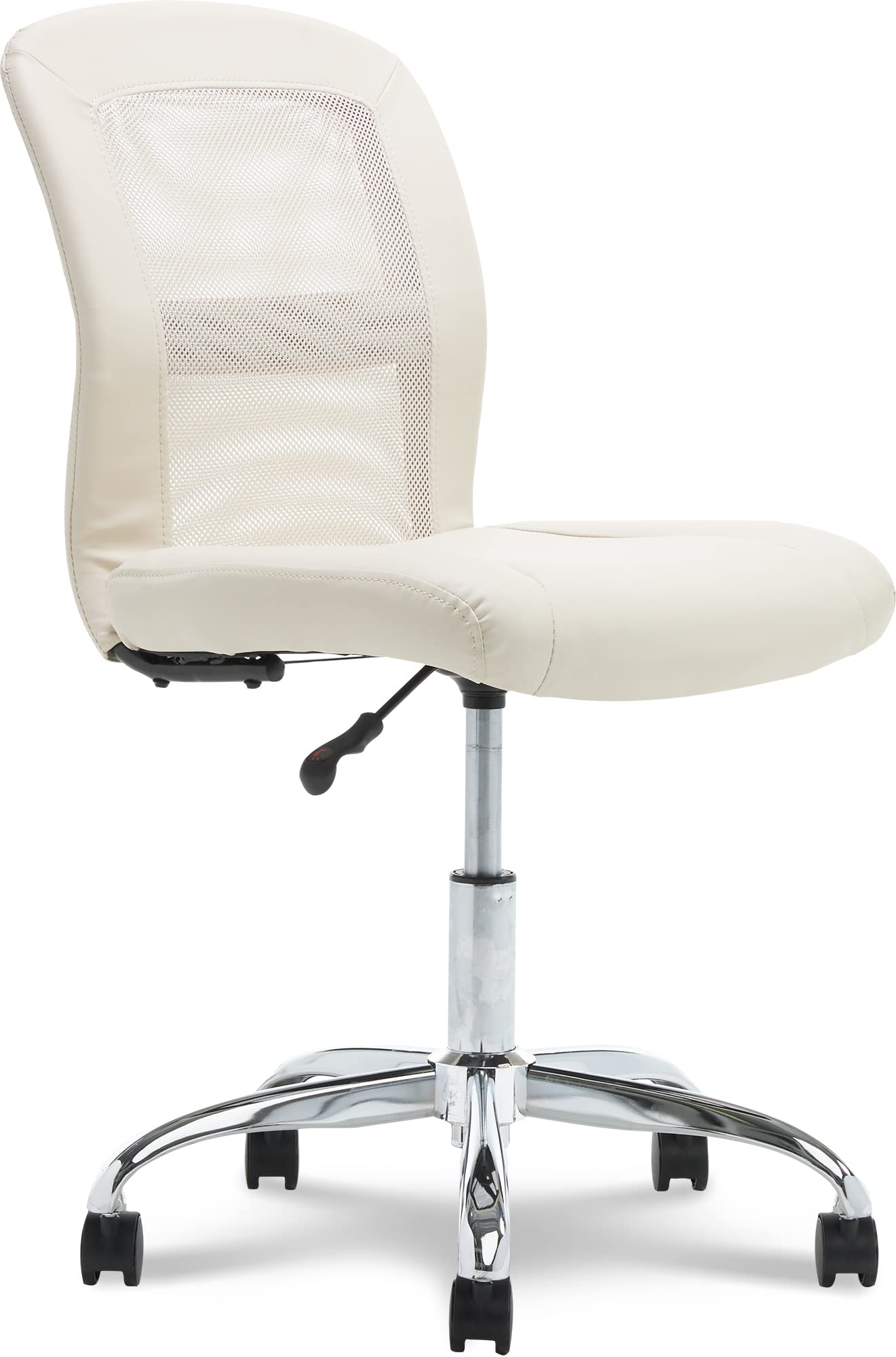 Serta Essentials Mid-Back Computer Chair, Faux Leather and Mesh