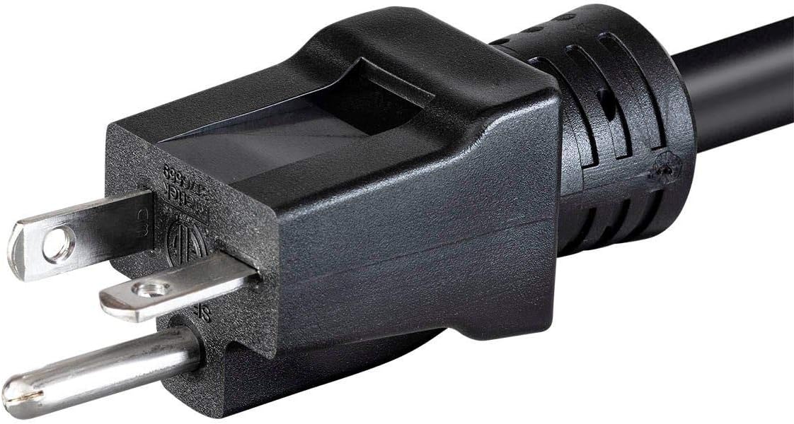 Monoprice Heavy Duty Power Cord - NEMA 5-20P to IEC 60320 C19, 20 Amp, 6ft
