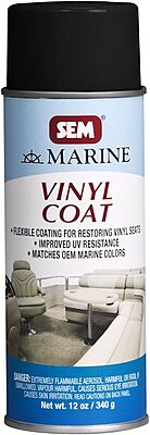 SEM M25053 Ranger Black Marine Vinyl Coat - 12 oz.