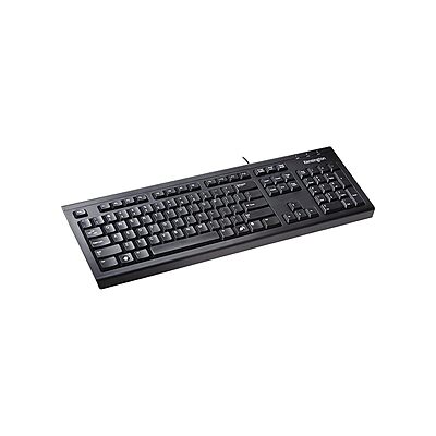 Kensington Keyboard for Life, Model K64370A, Spill-Safe 104-Key USB, Black