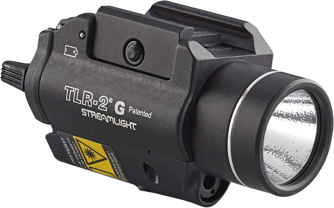 Streamlight 69250 TLR-2G 300-Lumen Rail-Mounted Tactical Weapon Light with Integrated Green Aiming Laser Includes Key Kit