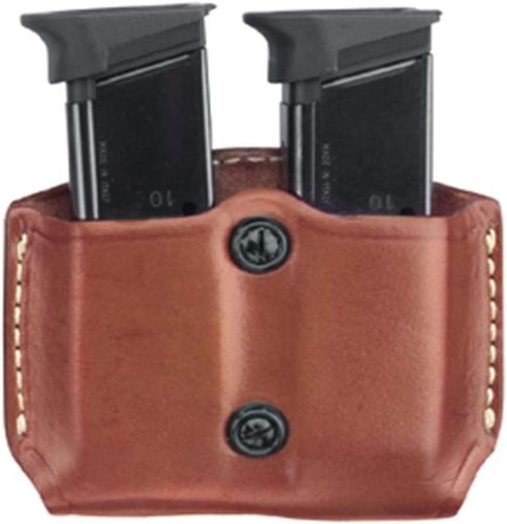 GOULD & GOODRICH Gold Line Double Mag Case with Belt Loops