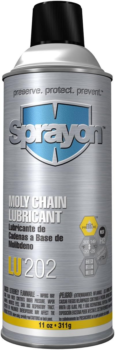 11 oz Aerosol Extreme Pressure Moly Chain & Cable Lubricant