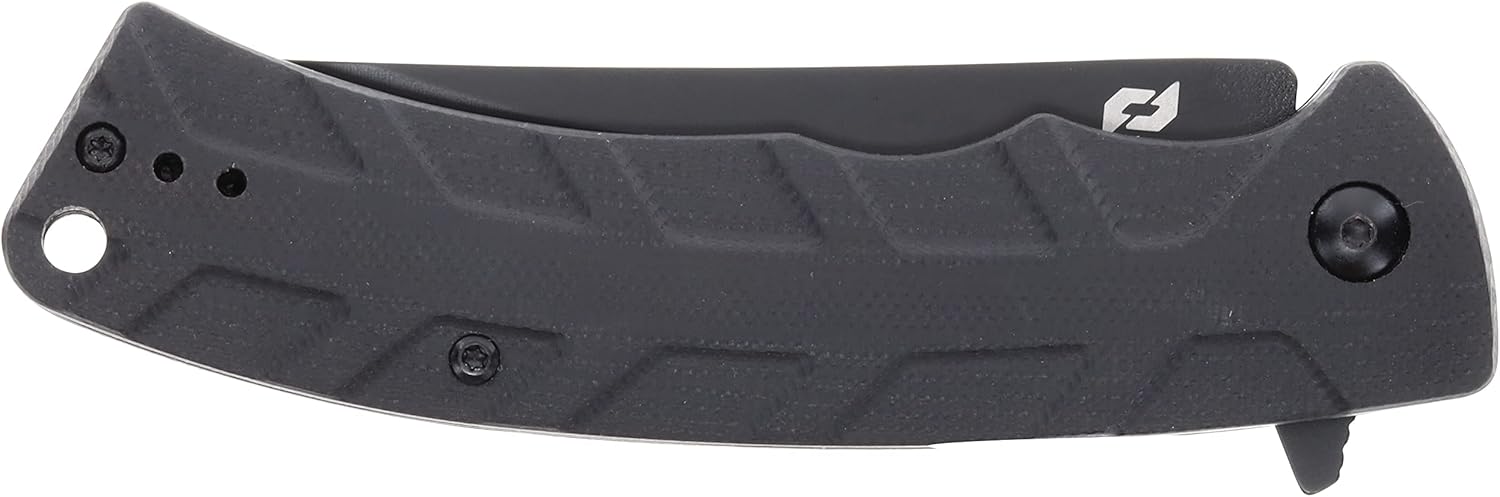 Schrade Delta Class Ferocity Folder 8in with 3.5in AUS-10 Steel Blade and G10 Handle for EDC