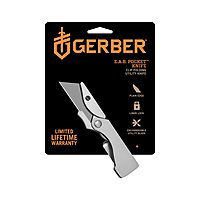 Gerber Gear EAB Pocket Knife with Money Clip - 1.5" Blade Length Folding Knife - EDC Gear and Equipment - Stainless Steel Original