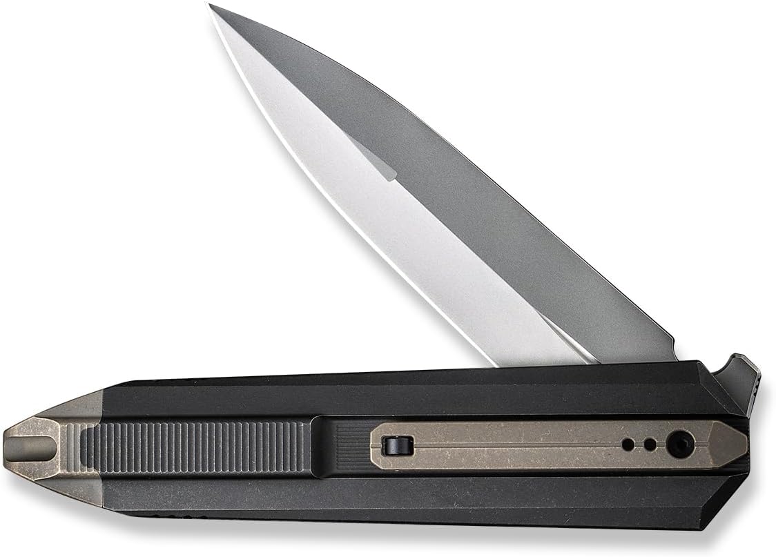 WE WEKnife One Size Frag Patterned Titanium Handle CPM 20CV Frame Lock Folding Knife Limited Edition