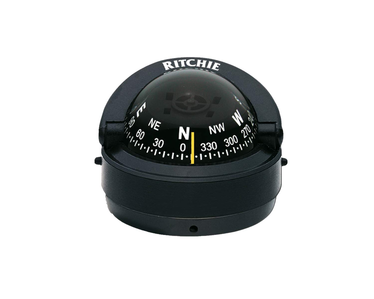 S-53 Ritchie Navigation Explorer Compass 2 3/4-Inch Dial with Surface Mount, Black