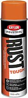 Krylon Industrial Rust Tough Acrylic Enamel Safety Orange (Osha) - Lot of 6