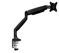 Mount-It! Single Monitor Arm Desk Mount | Gas Spring Monitor Arm | Full Motion Articulating Height Adjustable | Fits 21 22