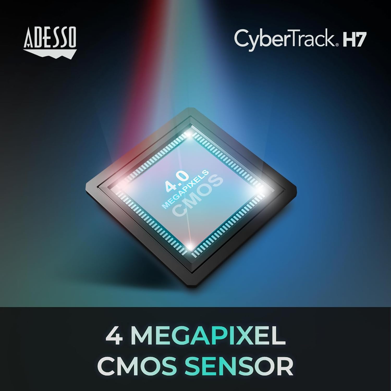 CyberTrack H7 2K Webcam with Microphone Autofocus Software Control & Privacy Cover USB QHD Computer Web Camera Plug and Play