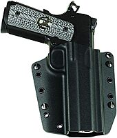 Galco Corvus Inside/Outside Waistband Belt Leather Holster,Glock 26, 27, 33, Black, Right CVS286