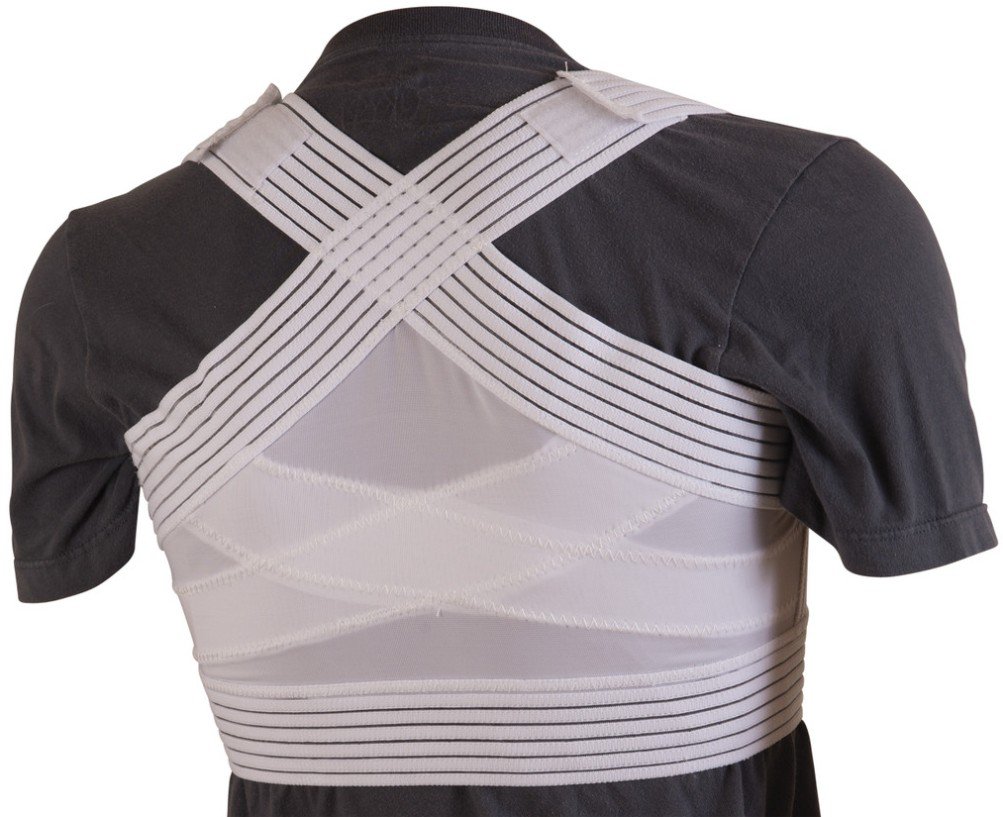 DMI Posture Corrector Adjustable Criss-Cross Foam Bands