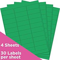 JAM PAPER Mailing Address Labels - Self-Adhesive Rectangular