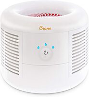 CRANE Air Purifier with True HEPA Filter