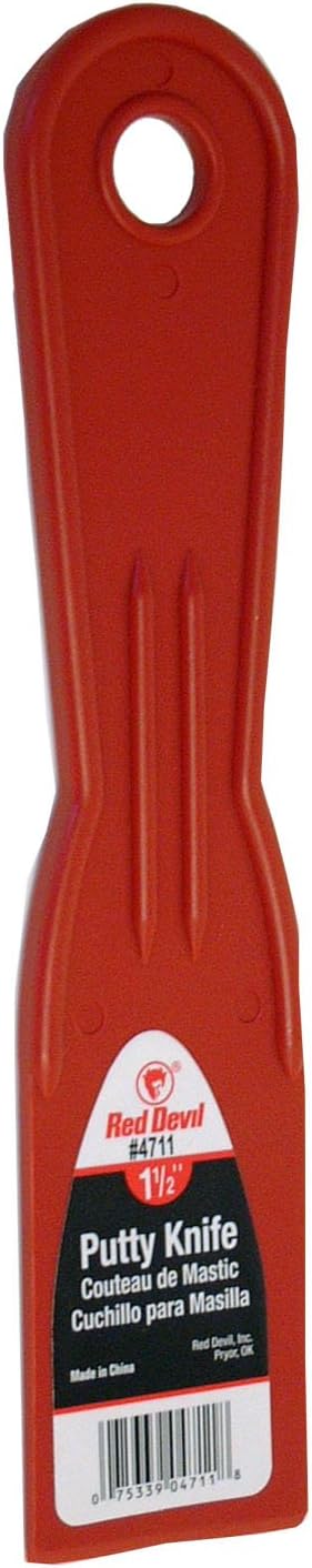 Red Devil 4711 1.5" Plastic Putty Knife 1 Count (Pack of 1)