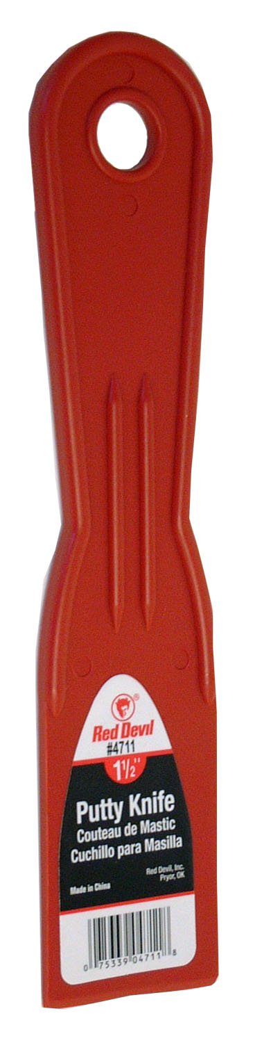 Red Devil 4711 1.5" Plastic Putty Knife 1 Count (Pack of 1)