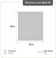 Anji Mountain Office Chairmat Thickest & Sturdy Bamboo Chairmats Highly Premium Quality Anti-Slip Heavy Duty