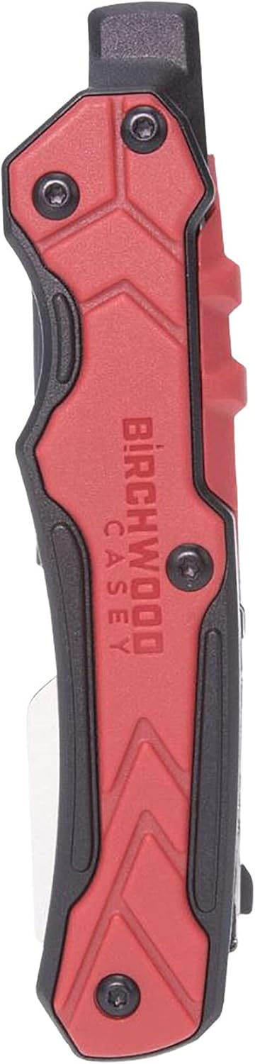 Birchwood Casey Universal Gun Multi-Tool | Durable Versatile Compact Portable Gunsmithing 14-in-1 Tool | Bits, Bit Driver