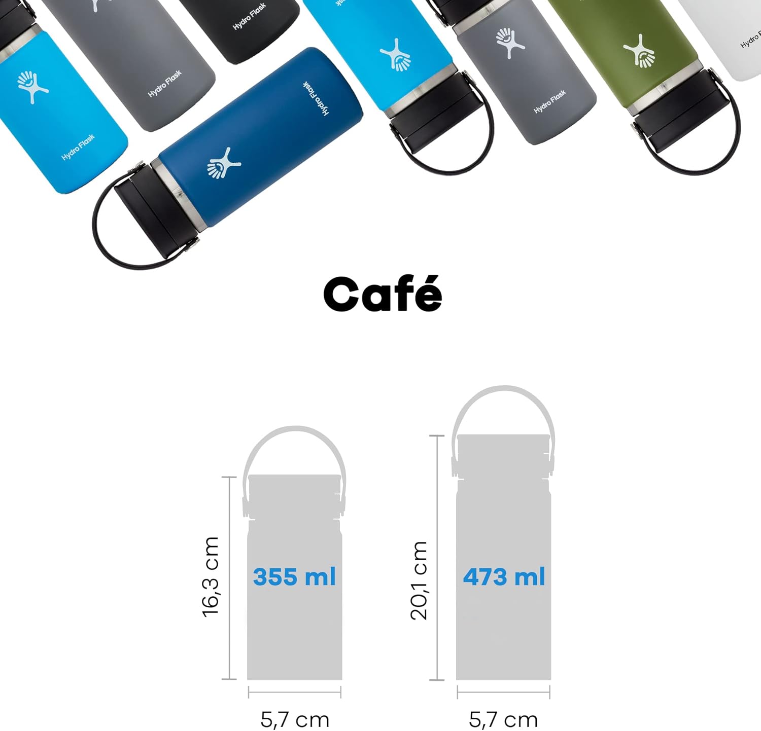 HYDRO FLASK Wide Mouth Insulated Bottle with Flex Sip Lid