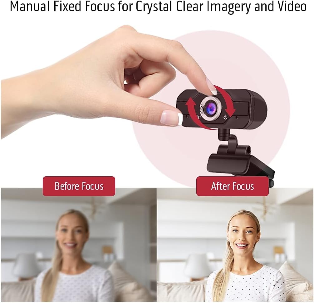 CODi Aquila HD 1080P Fixed-Focus Webcam