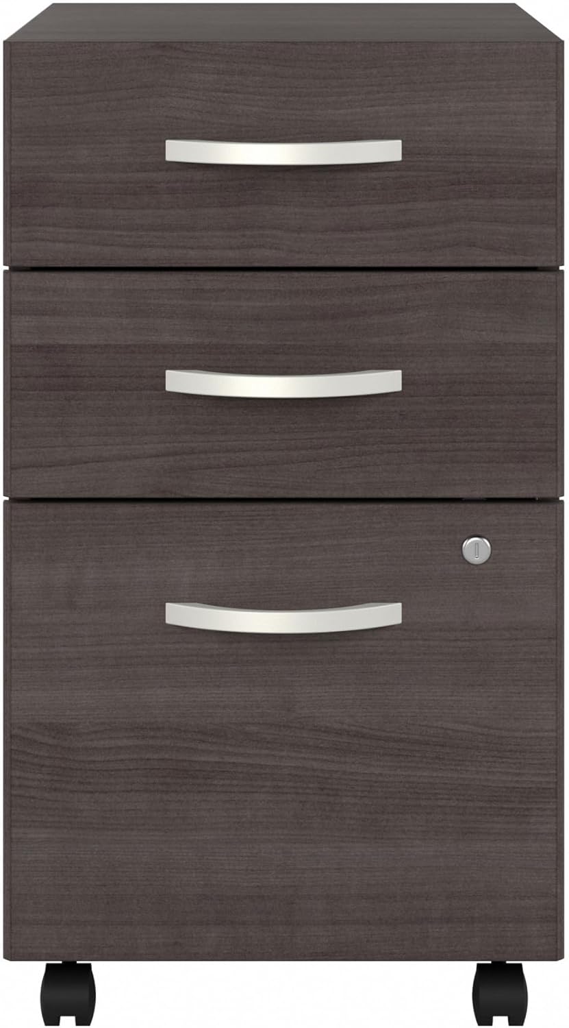 Bush Business Furniture Studio C 3-Drawer Mobile File Cabinet