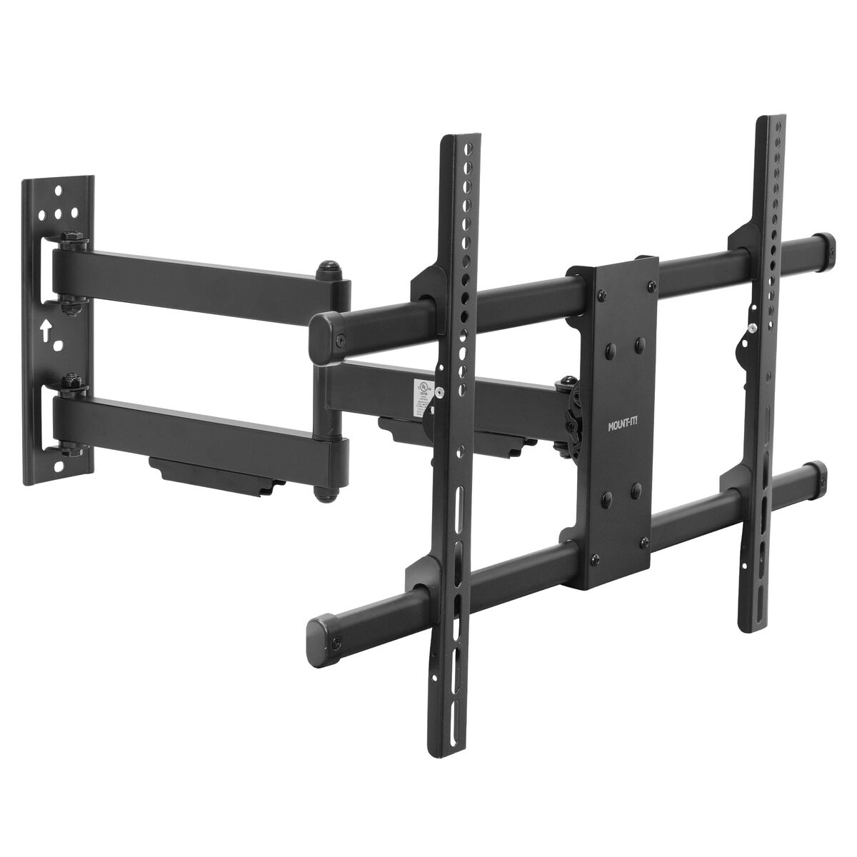 Mount-It! UL Certified Heavy Duty Full Motion TV Wall Mount for Most 37-80 Inch Flat Screen TVs, Wall Mount Bracket Max VESA 600x400, Holds up to 440lb, Full Motion TV Mount 55 inch, 65 inch, 80 inch
