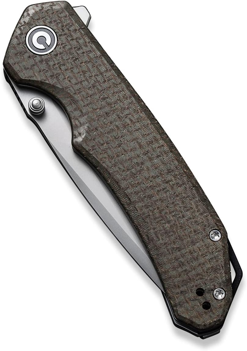 CIVIVI Brazen Folding Pocket Knife D2 Tanto Blade